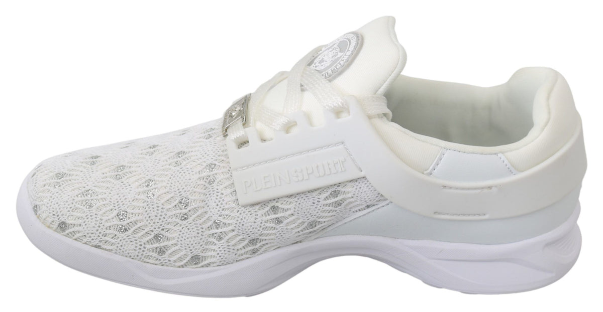 Philipp Plein Weiß Polyester Freizeitschuhe Schuhe