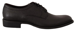 Dolce & Gabbana Schwarze Lederschnürschuhe für Herren Formaler Derby