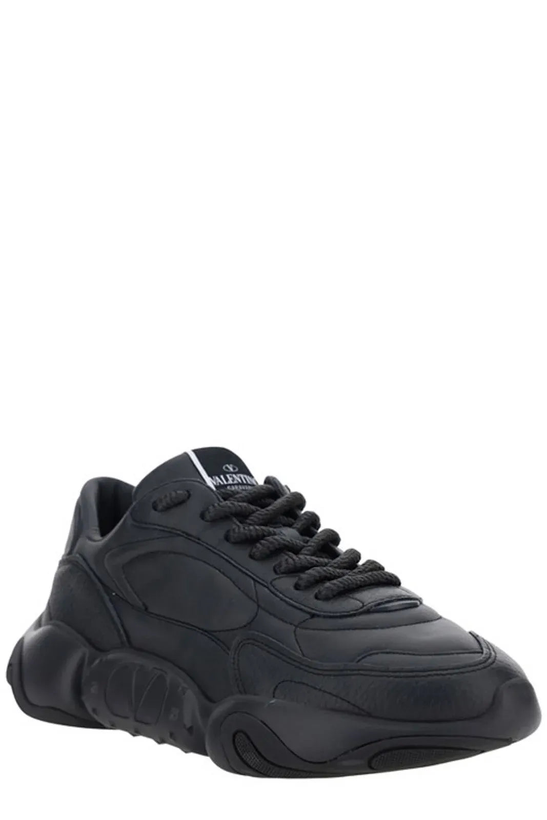 Valentino Garavani Erhöhte Eleganz Low-Top Leder-Sneakers