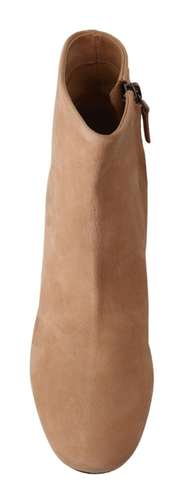 DEL CARLO Beige Wildleder Mid Heels Pumps Stiefel Schuhe
