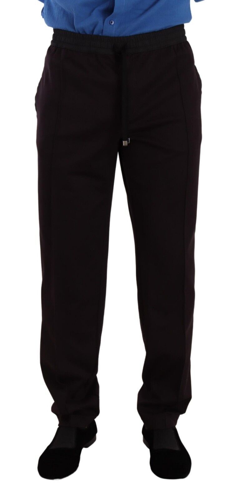 Dolce & Gabbana Bordeaux Baumwolle Herren Skinny Hose Hose