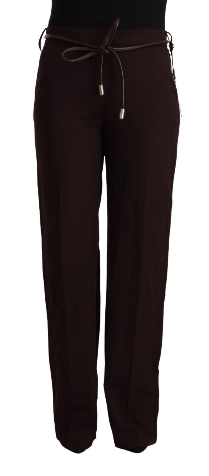 Patrizia Pepe Schwarze gerade formelle Hose mit hoher Taille