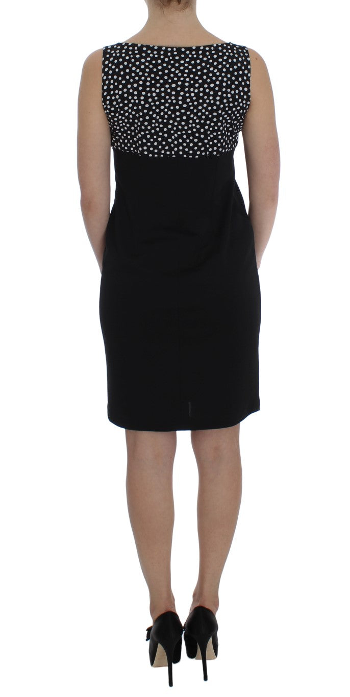 BENCIVENGA Schwarzes Stretch-Etuikleid &amp