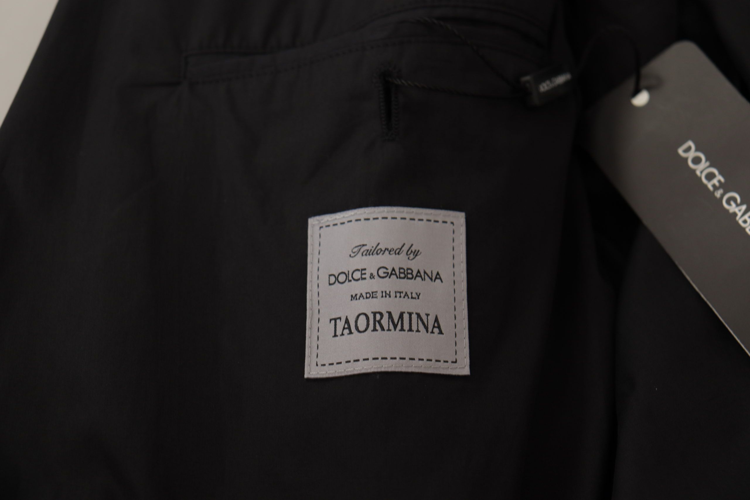 Dolce & Gabbana Schwarzer einreihiger TAORMINA-Blazer