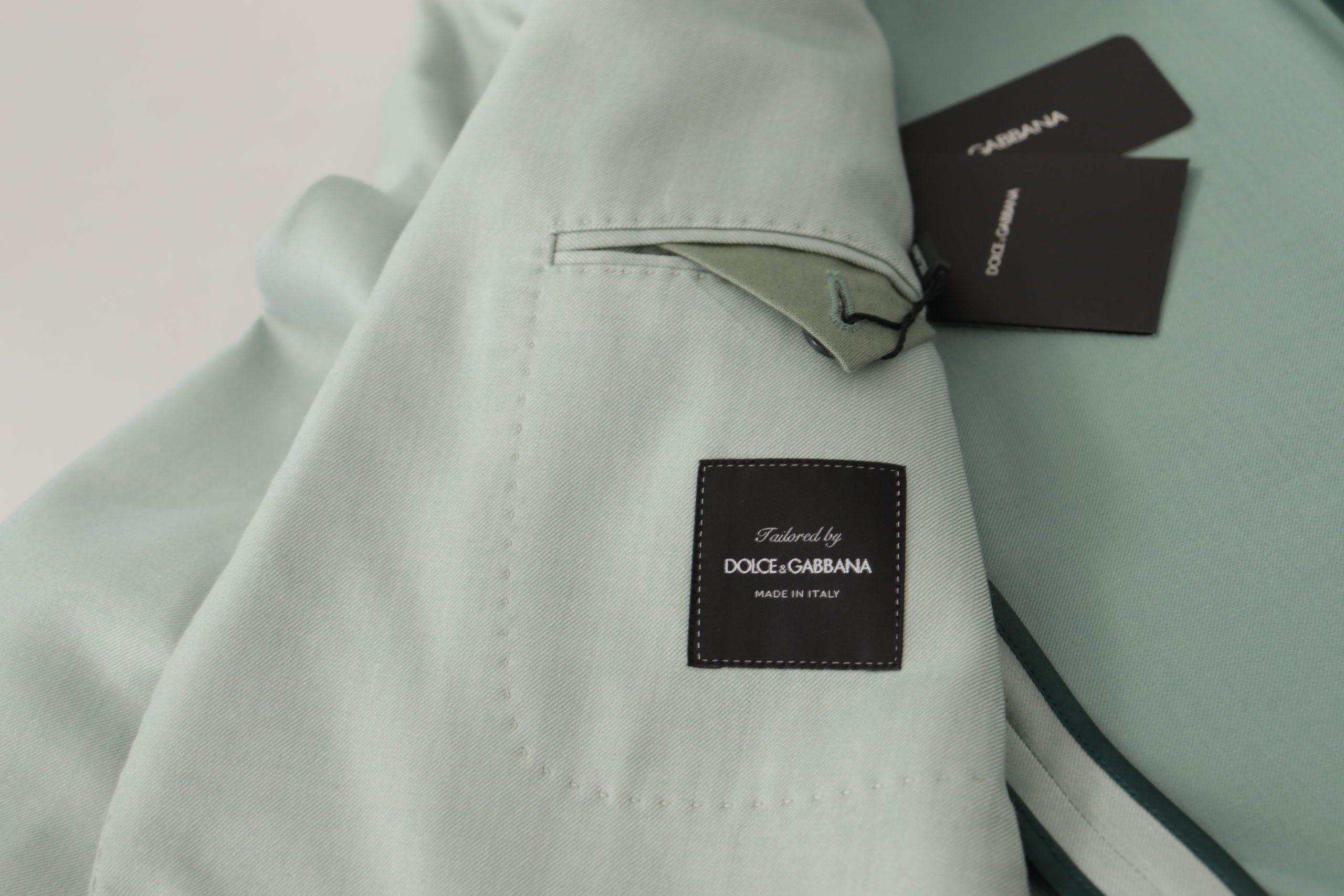Dolce & Gabbana Grüne Kaschmirjacke Blazerjacke