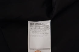 Dolce & Gabbana Schwarze Jacke Weste 2 Stück MARTINI Blazer