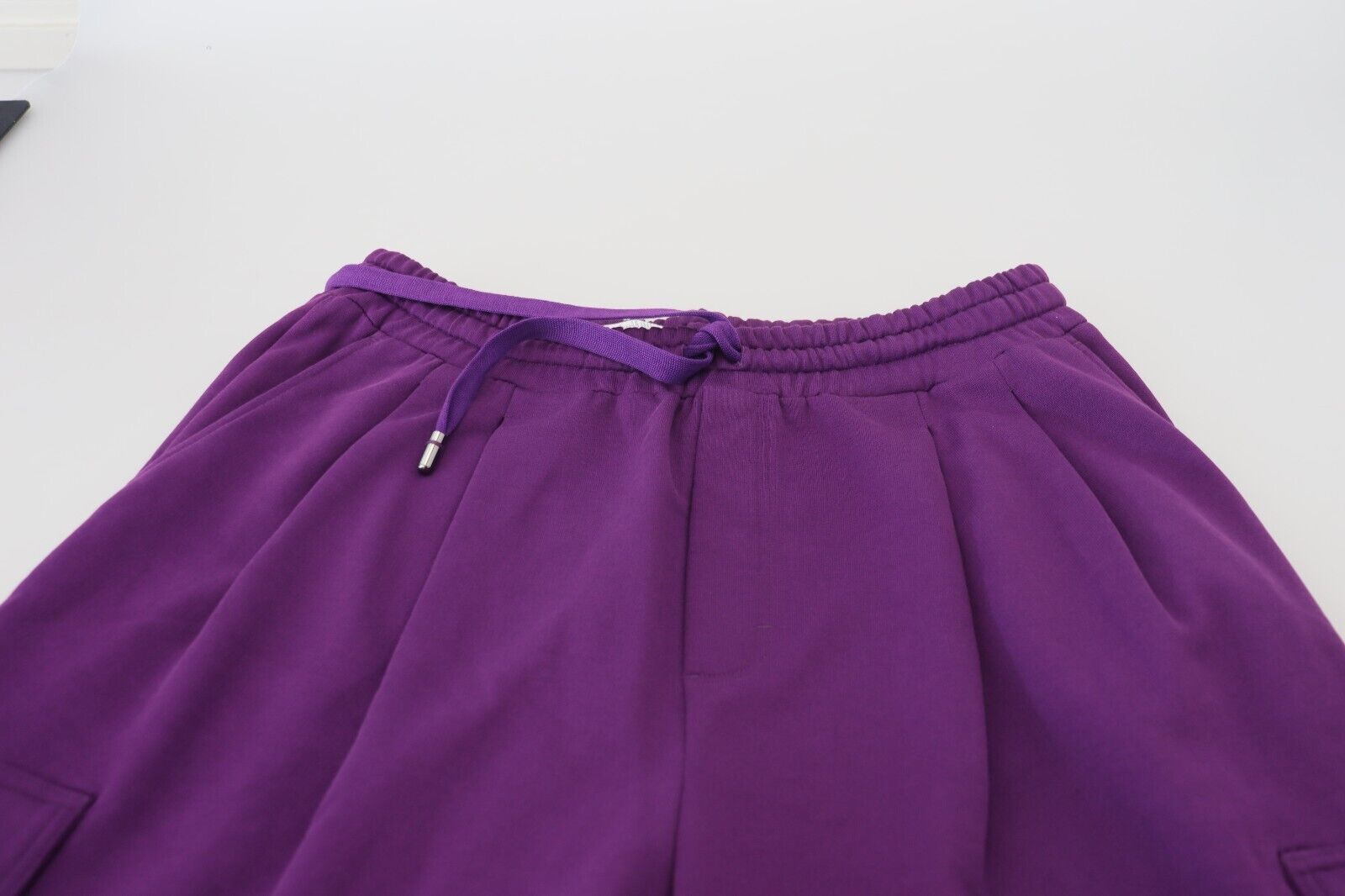 Dolce & Gabbana Lila Cargo-Sweatpants aus Baumwolle Jogginghosen