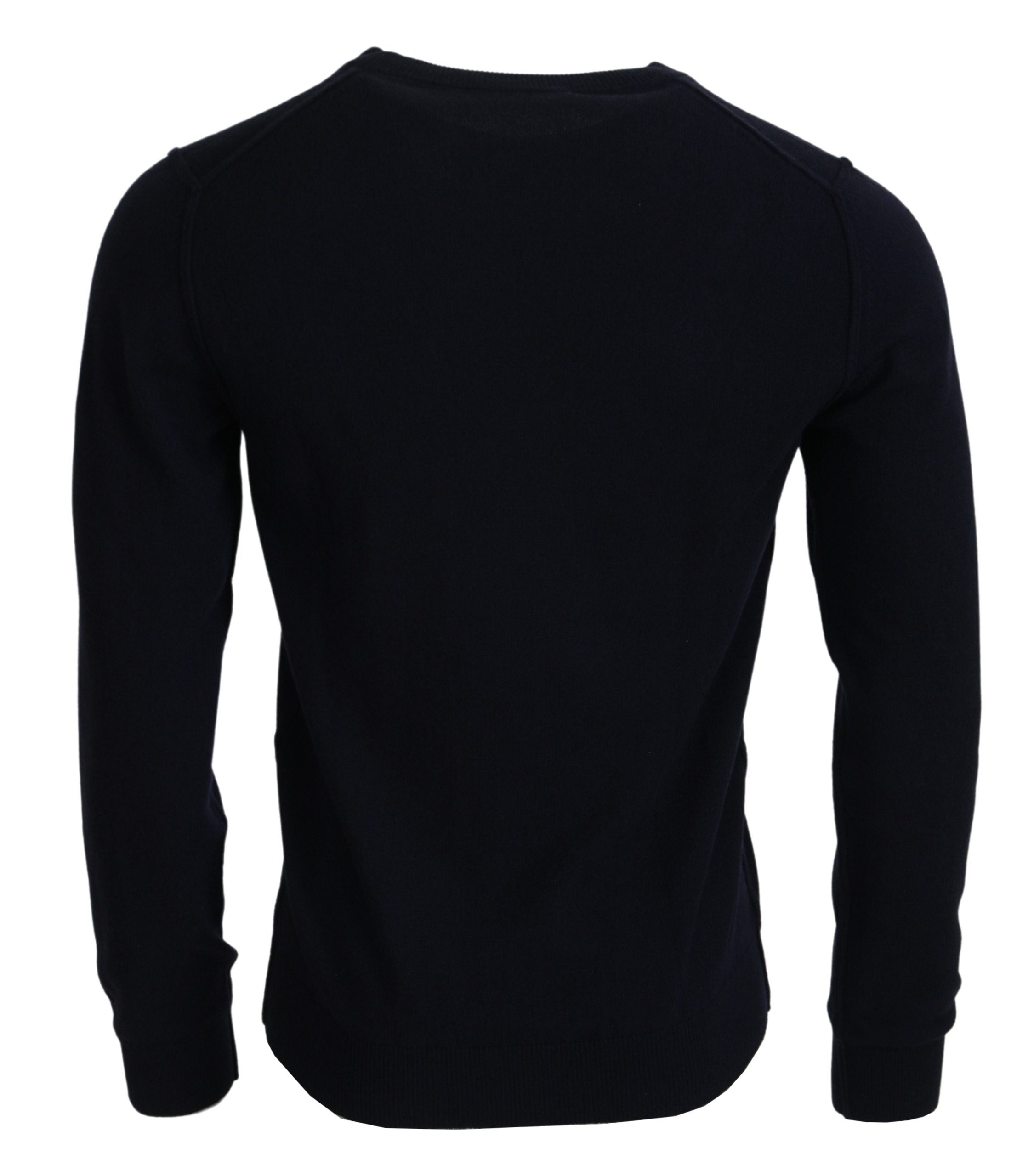 Dolce & Gabbana Blauer Kaschmir iit Print Pullover