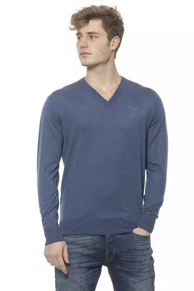 Billionaire Italian Couture Blauer Kaschmirpullover