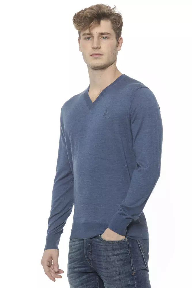 Billionaire Italian Couture Blauer Kaschmirpullover