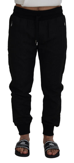 Dolce & Gabbana Schwarze Männer Freizeit-Jogger-Hose
