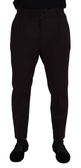 Dolce & Gabbana Braun Baumwolle Chino Männer Hosen