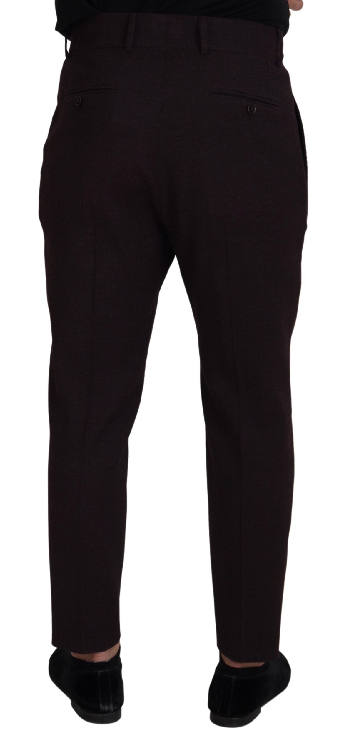 Dolce & Gabbana Braun Baumwolle Chino Männer Hosen
