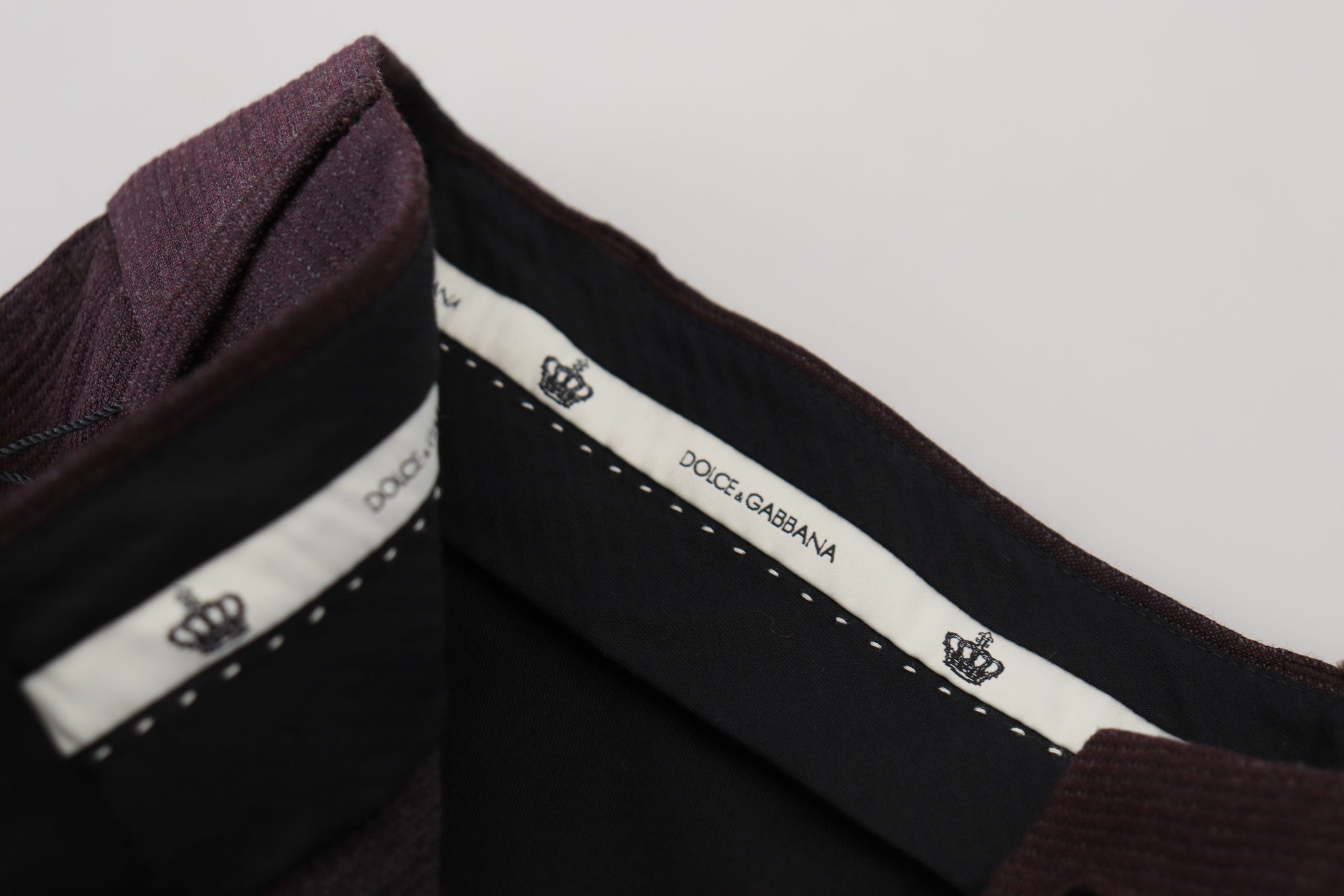 Dolce & Gabbana Braun Baumwolle Chino Männer Hosen