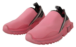 Dolce & Gabbana Rosa Low Top Slip On Casual Sorrento Turnschuhe