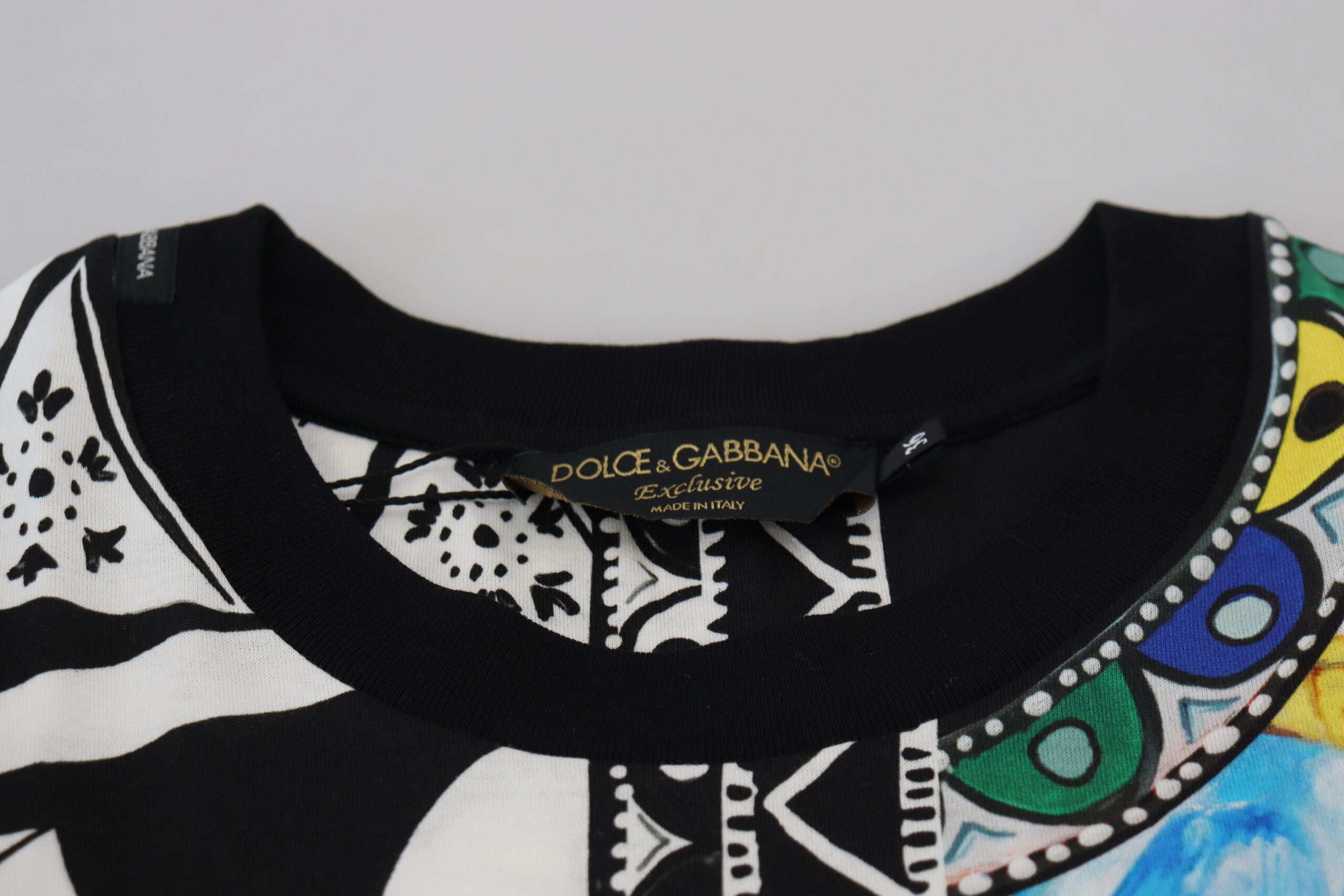 Dolce & Gabbana Mehrfarbig bedrucktes Frauen exklusives Shirt Top