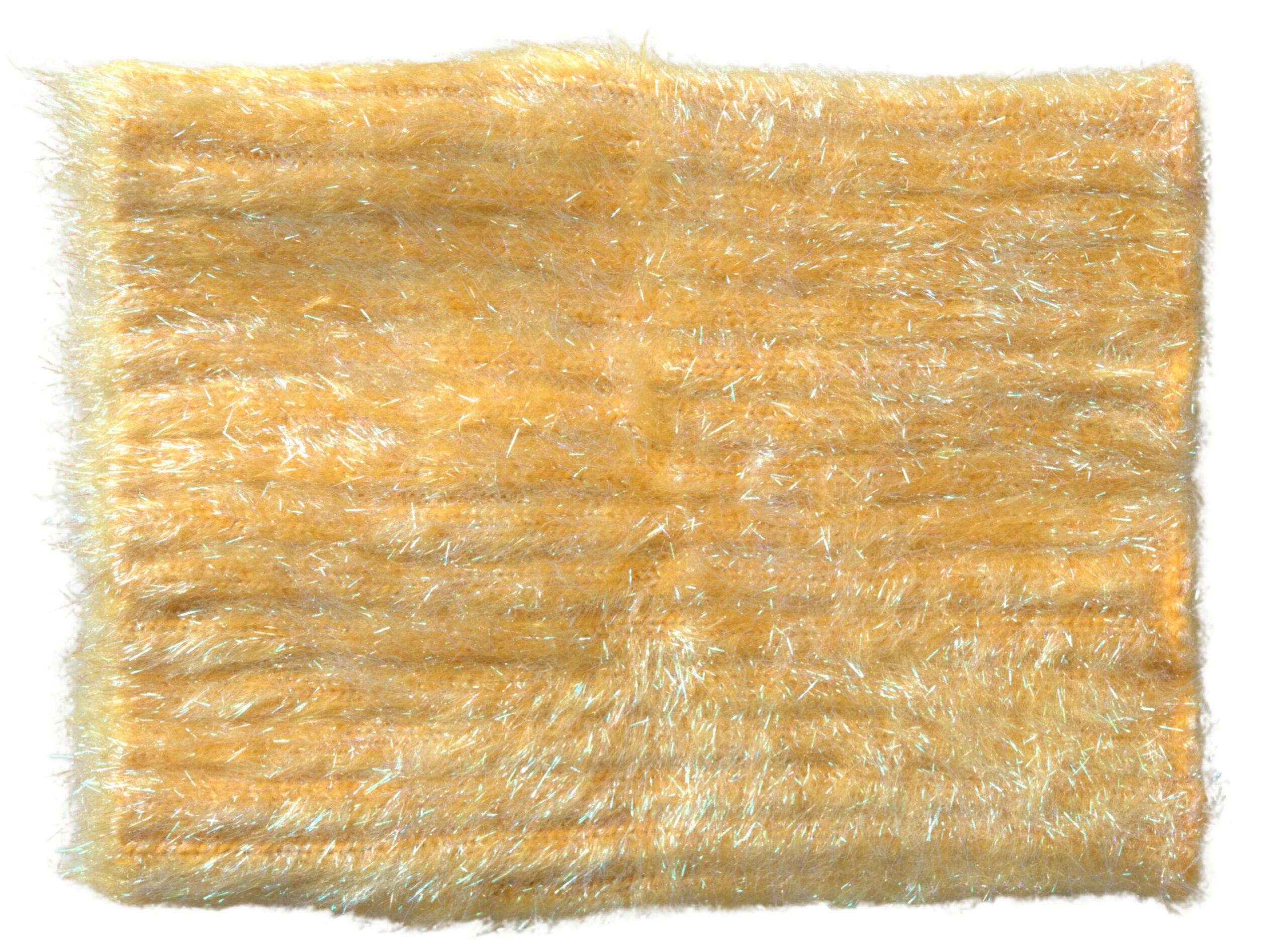 Dolce & Gabbana Gelber Polyester-Mohairfaser-Halstuchschal