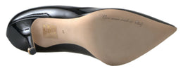 Dolce & Gabbana Schwarze Lackleder-Pumps mit hohem Absatz