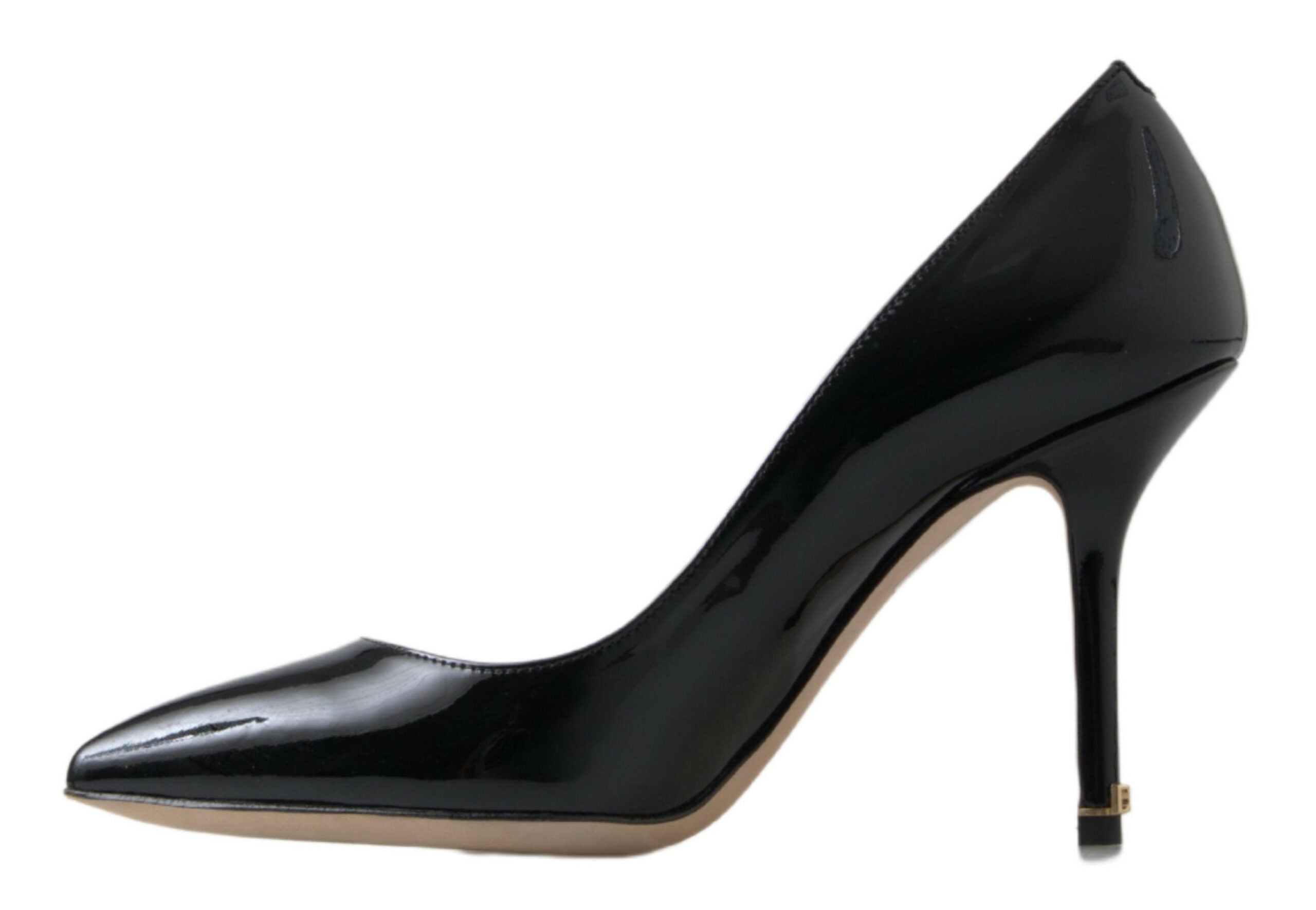 Dolce & Gabbana Schwarze Lackleder-Pumps mit hohem Absatz