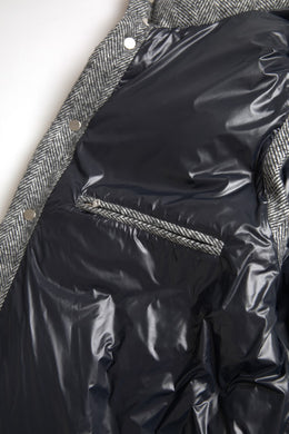 Dolce & Gabbana Elegante Chevron-Strickwestenjacke aus Wollgemisch
