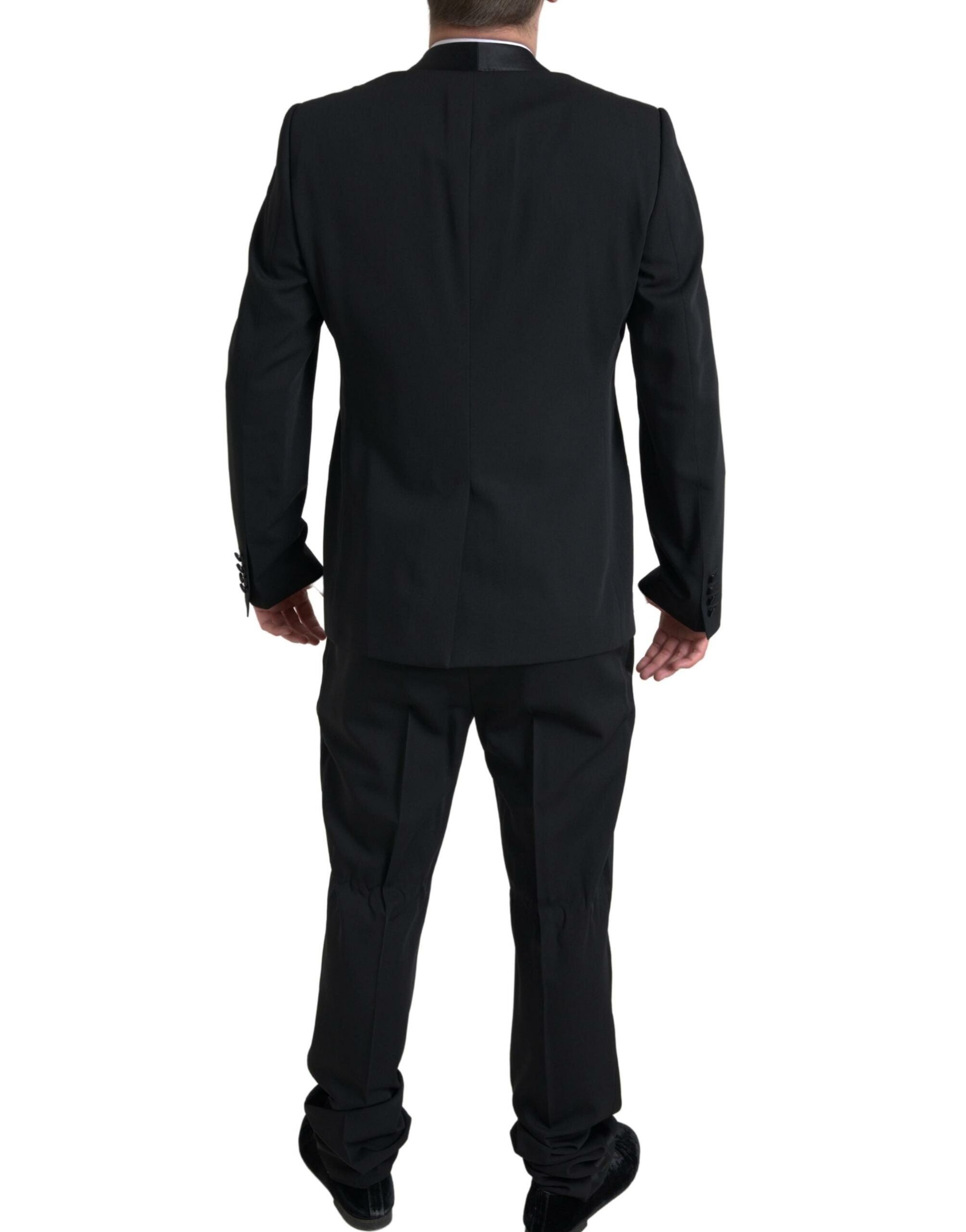 Dolce & Gabbana Schwarzer 2-teiliger einreihiger MARTINI Anzug
