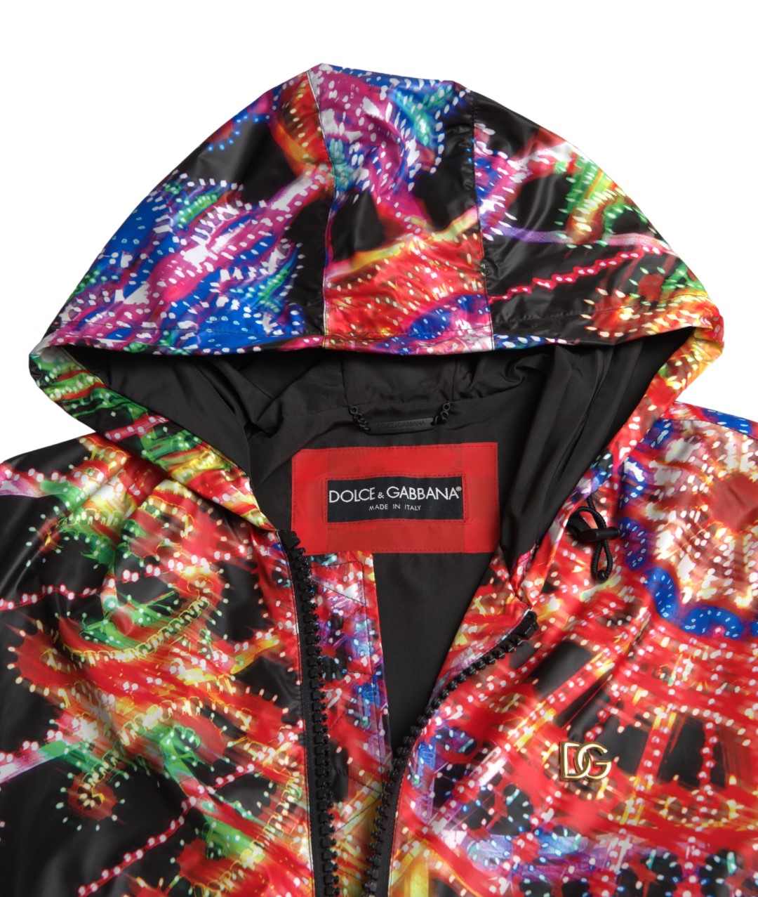 Dolce & Gabbana Multicolor Sweatshirt mit Kapuze Pullover