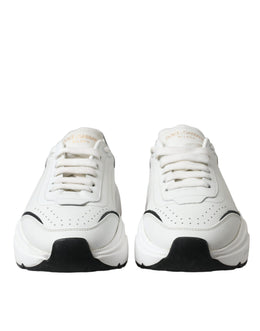 Dolce & Gabbana Weiß Schwarz Low Top Daymaster Turnschuhe Schuhe