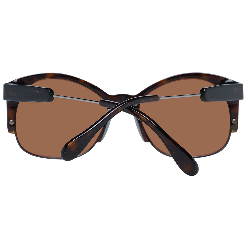 Serengeti Braune Sonnenbrille aus Acetat und Metall