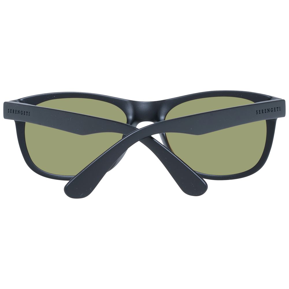 Serengeti Schwarze Sonnenbrille aus Kunststoff