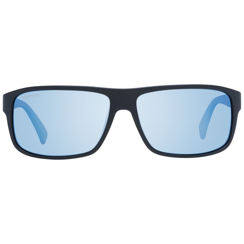 Serengeti Schwarze Sonnenbrille aus Kunststoff