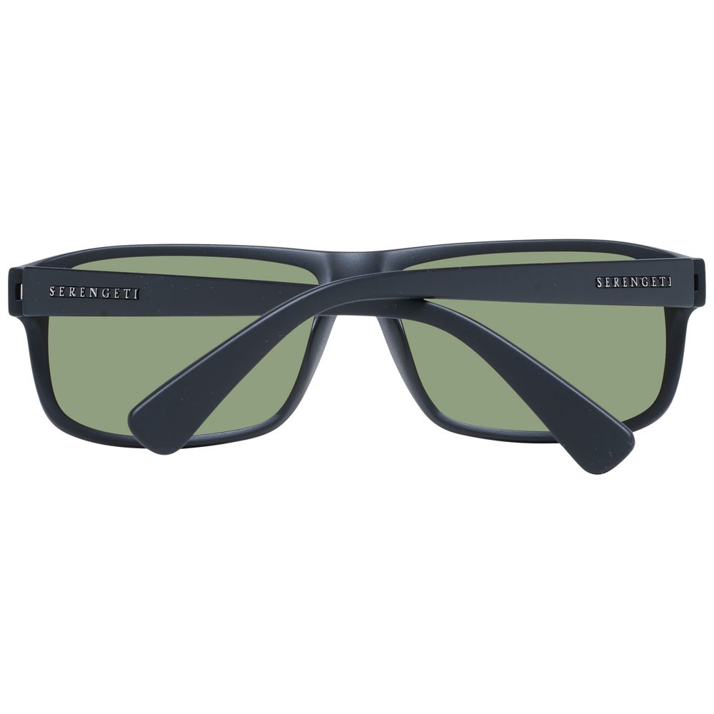 Serengeti Schwarze Sonnenbrille aus Kunststoff