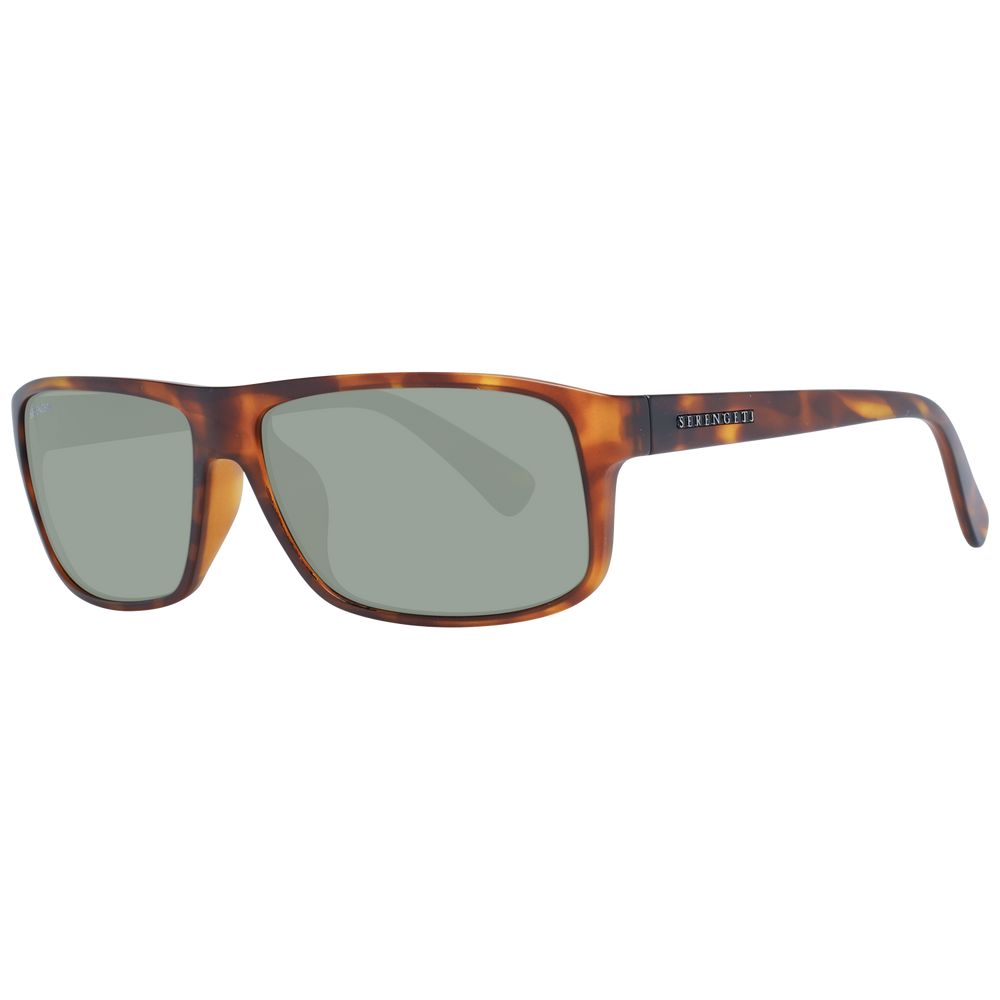 Serengeti Braune Sonnenbrille aus Kunststoff