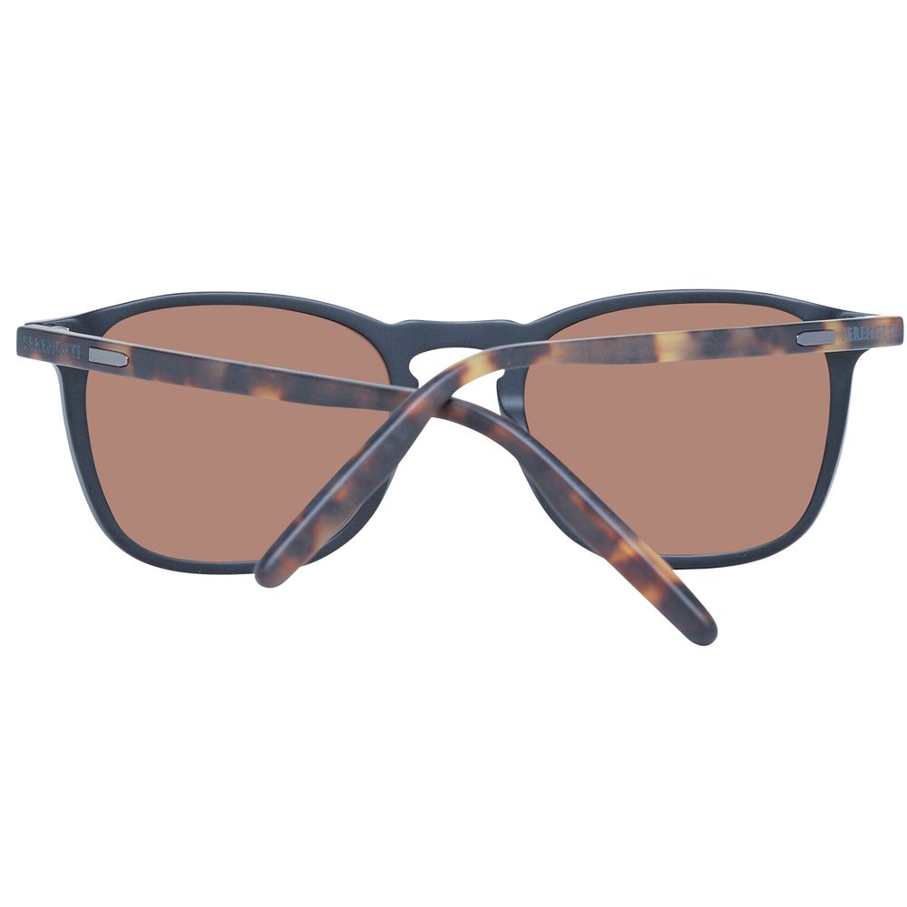 Serengeti Schwarze Sonnenbrille aus Acetat