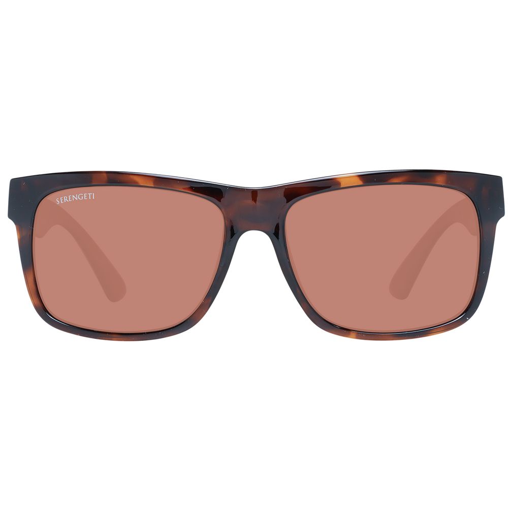 Serengeti Braune Sonnenbrille aus Kunststoff