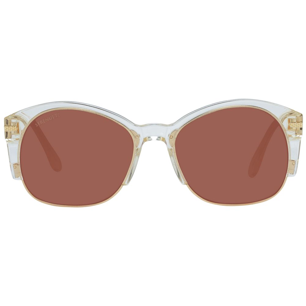 Serengeti Goldene Sonnenbrille aus Acetat & Metall