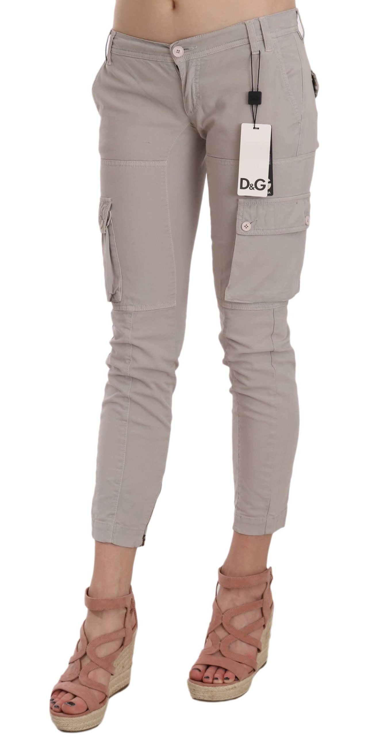 Dolce & Gabbana Lässige Khaki-Hose mit Passform Hose