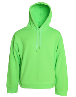 Dolce & Gabbana Neongrünes Kapuzentop Pullover Sweater