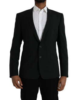 Dolce & Gabbana Blauer GOLD Kerbmantel einreihig Blazer