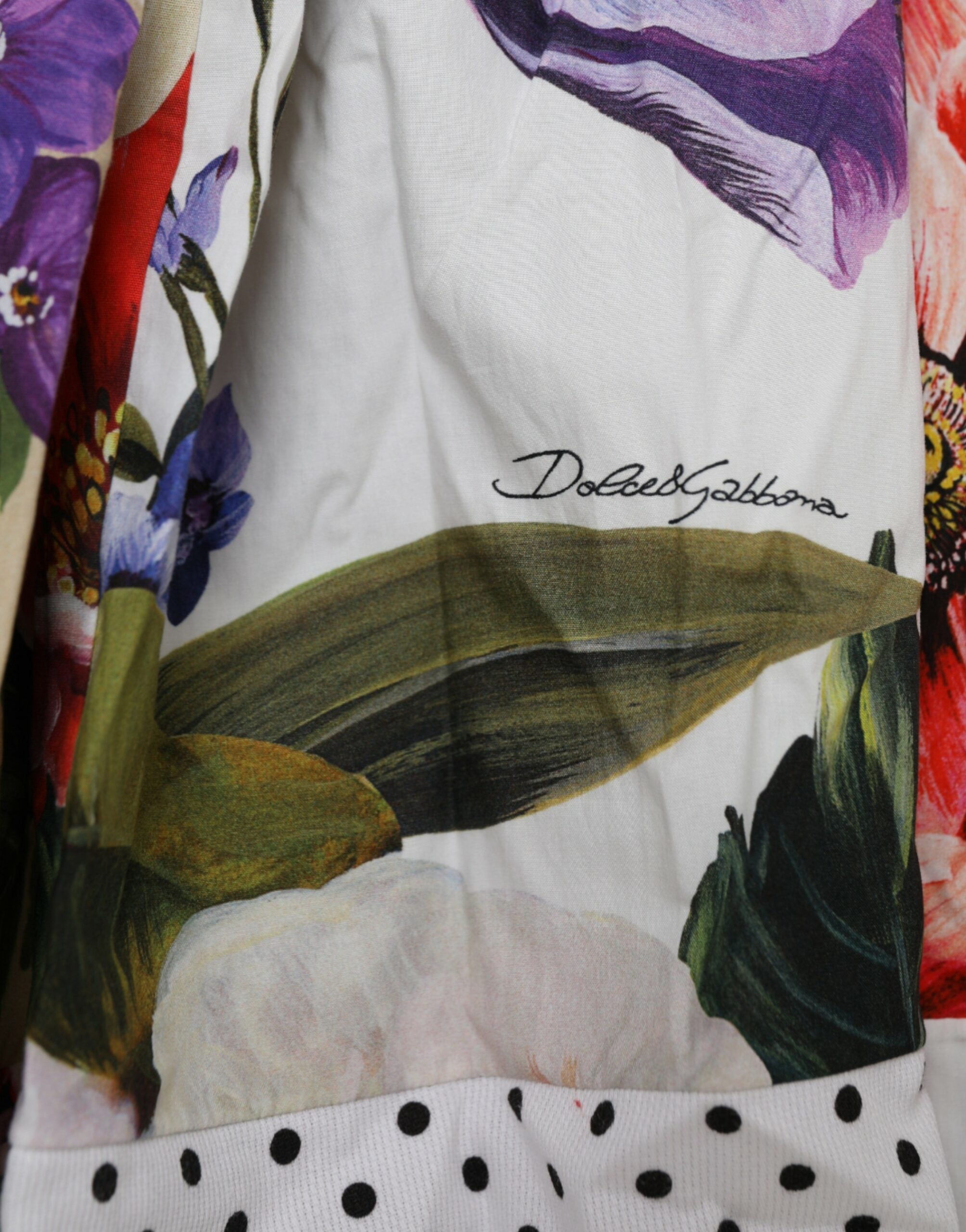 Dolce & Gabbana Multicolor Patchwork-Baumwoll-Minikleid Aline