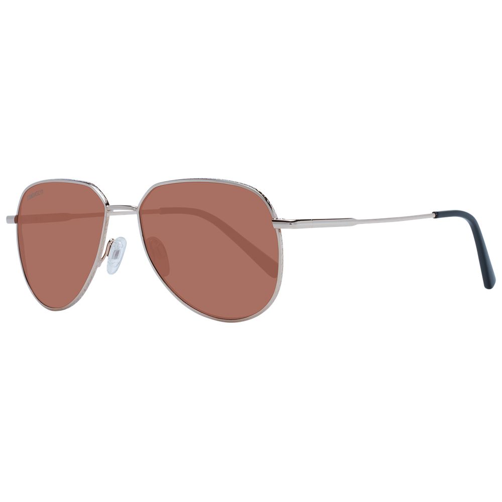 Serengeti Sonnenbrille aus Roségold-Metall