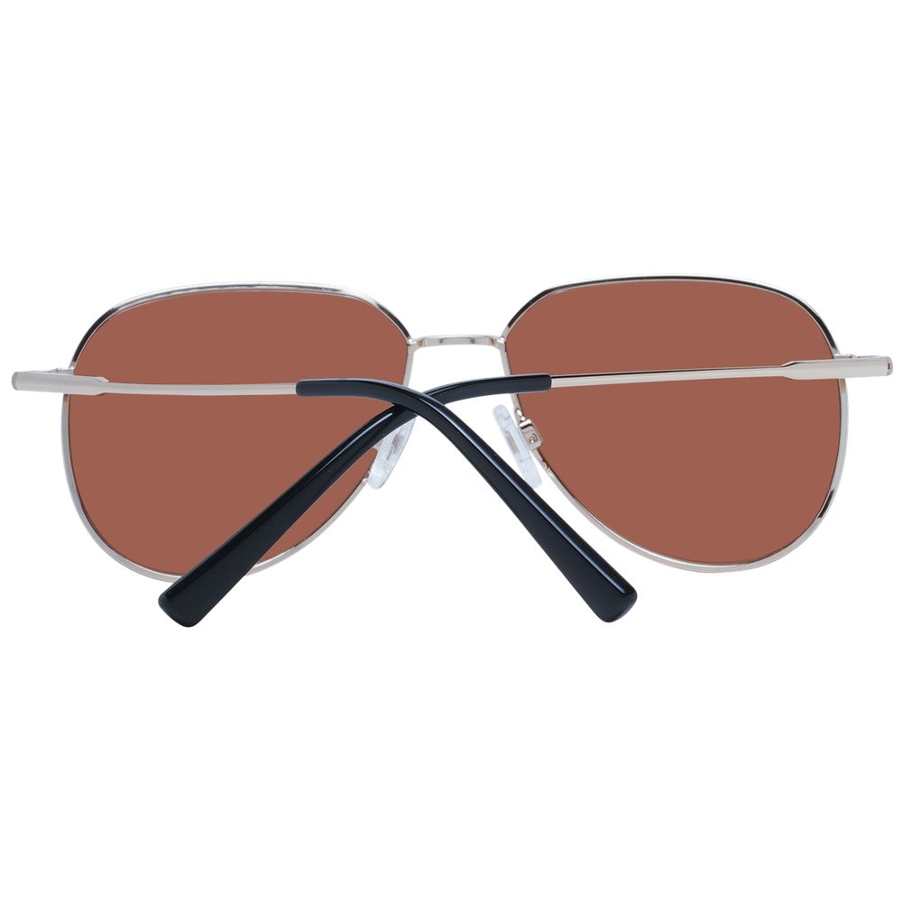 Serengeti Sonnenbrille aus Roségold-Metall