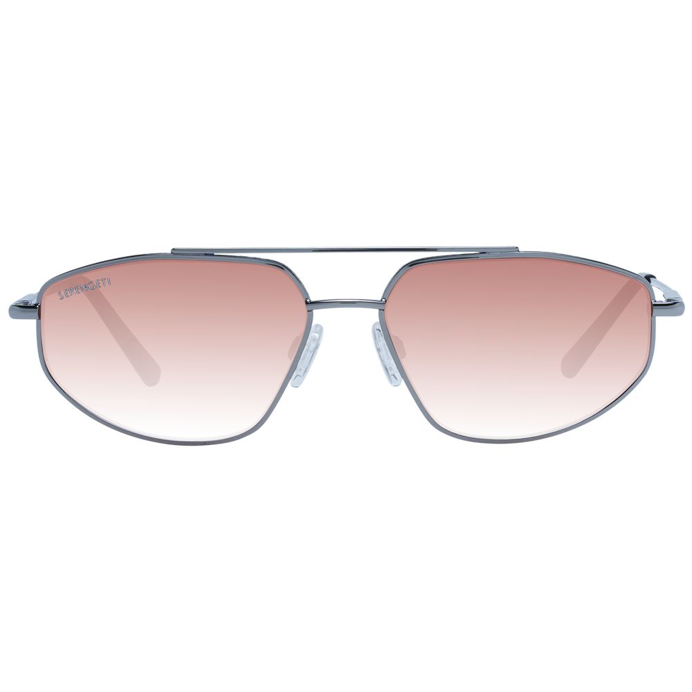 Serengeti Graue Sonnenbrille aus Metall