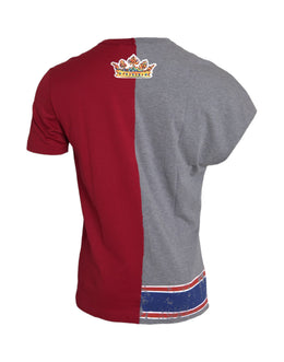 Dolce & Gabbana Multicolor-Grafik-T-Shirt mit kurzen Ärmeln