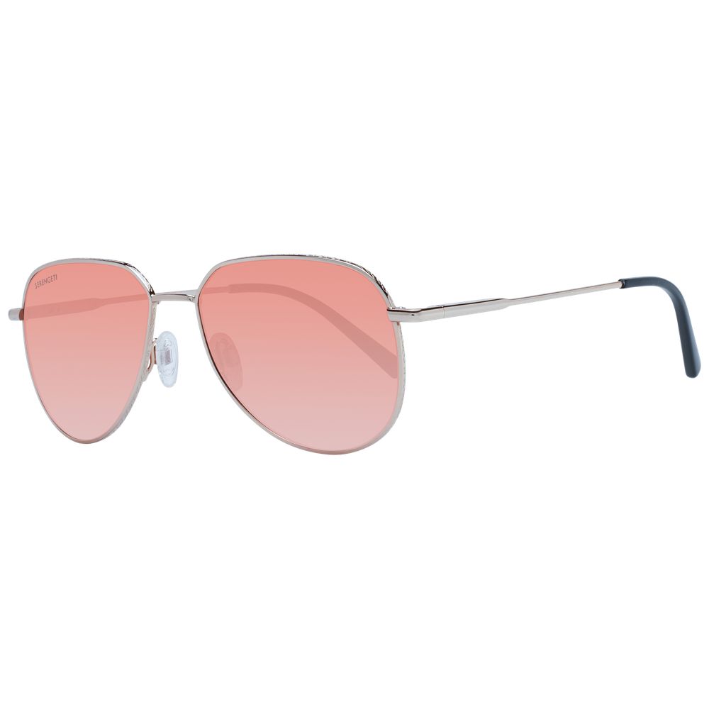 Serengeti Sonnenbrille aus Roségold-Metall