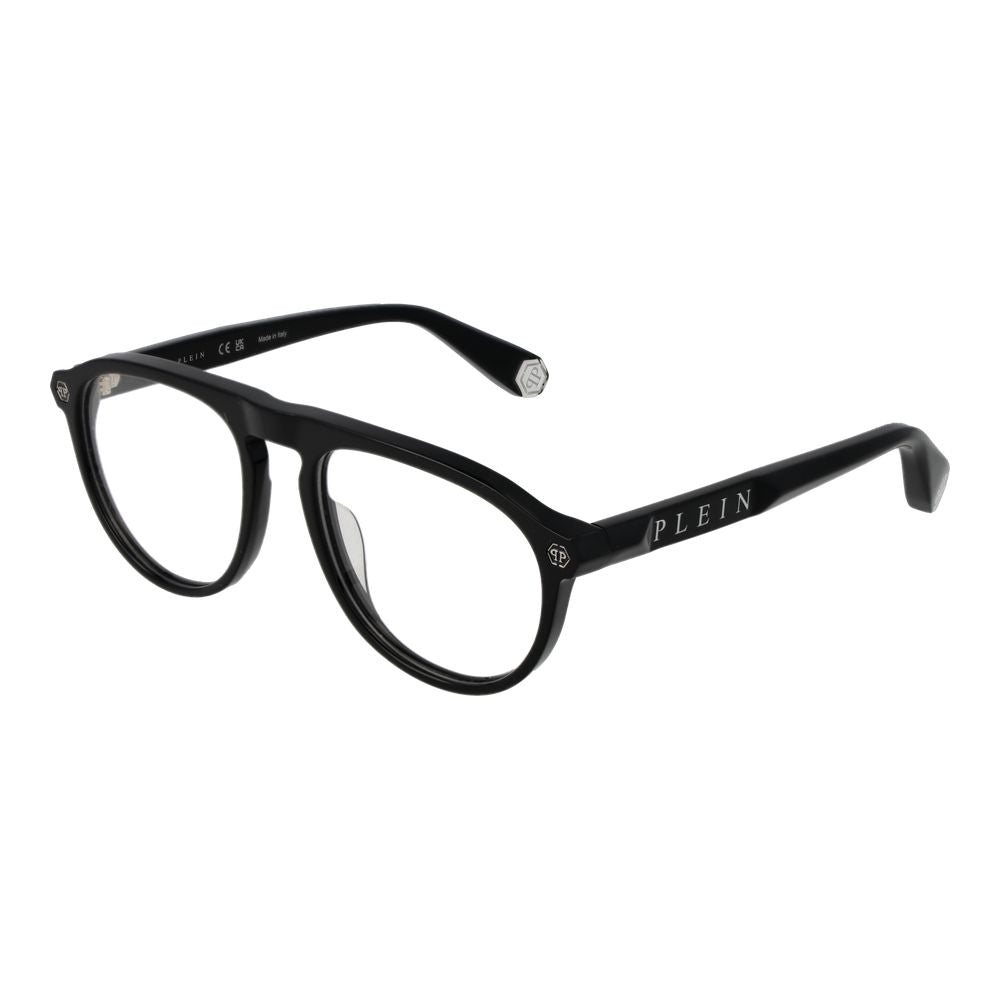 Philipp Plein Brille mit schwarzen Cellulose-Acetat-Gestellen