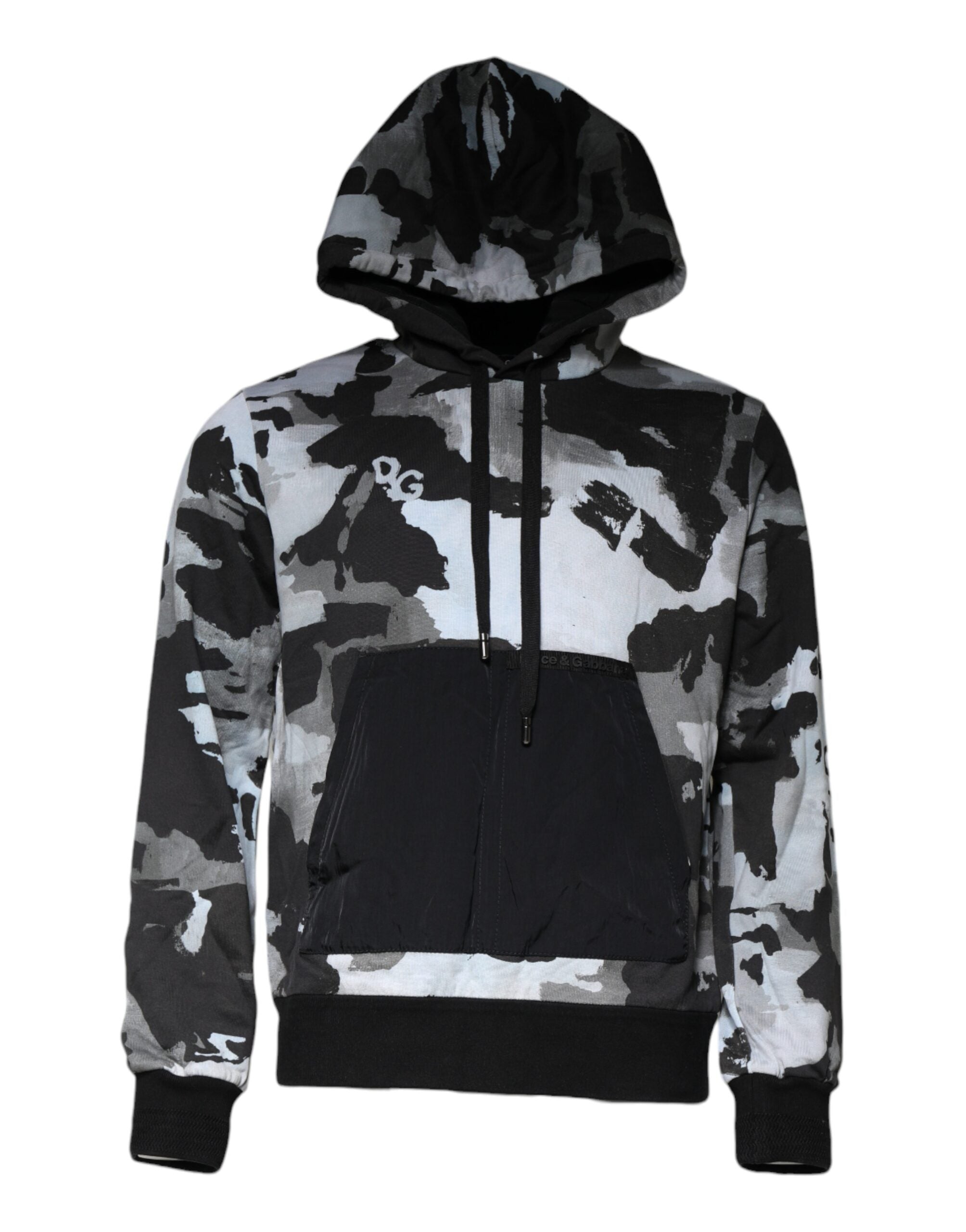 Dolce & Gabbana Mehrfarbiger Kapuzenpullover im Camouflage-Look für Herren