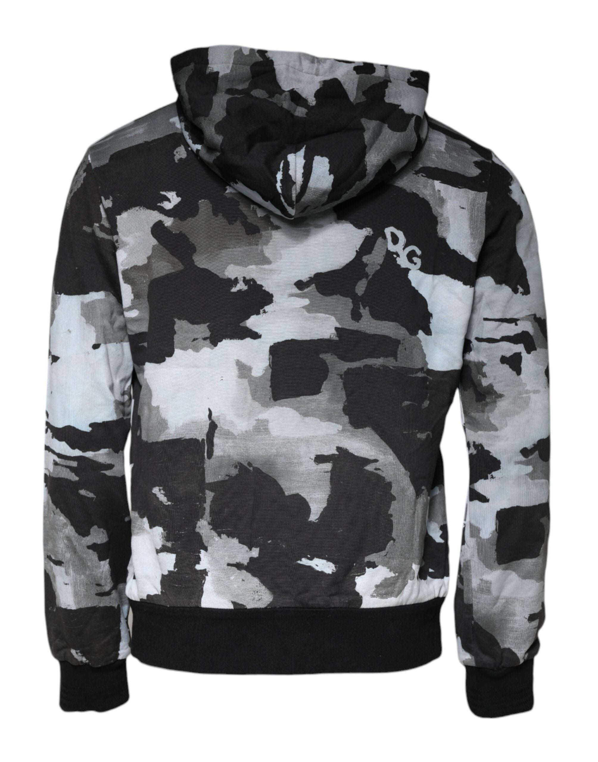 Dolce & Gabbana Mehrfarbiger Kapuzenpullover im Camouflage-Look für Herren