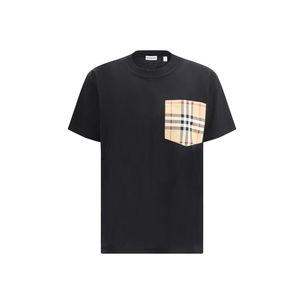 Burberry Schwarzes Baumwoll-T-Shirt