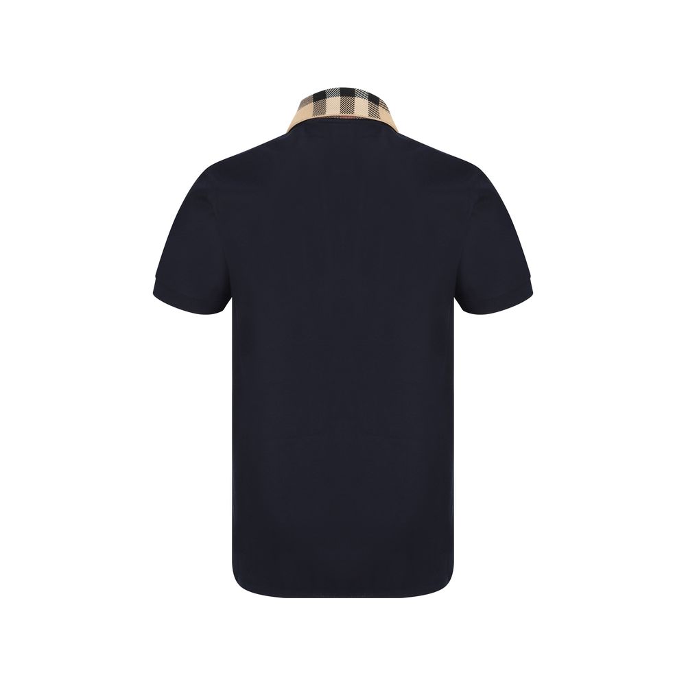 Burberry Blaues Baumwoll-Polohemd