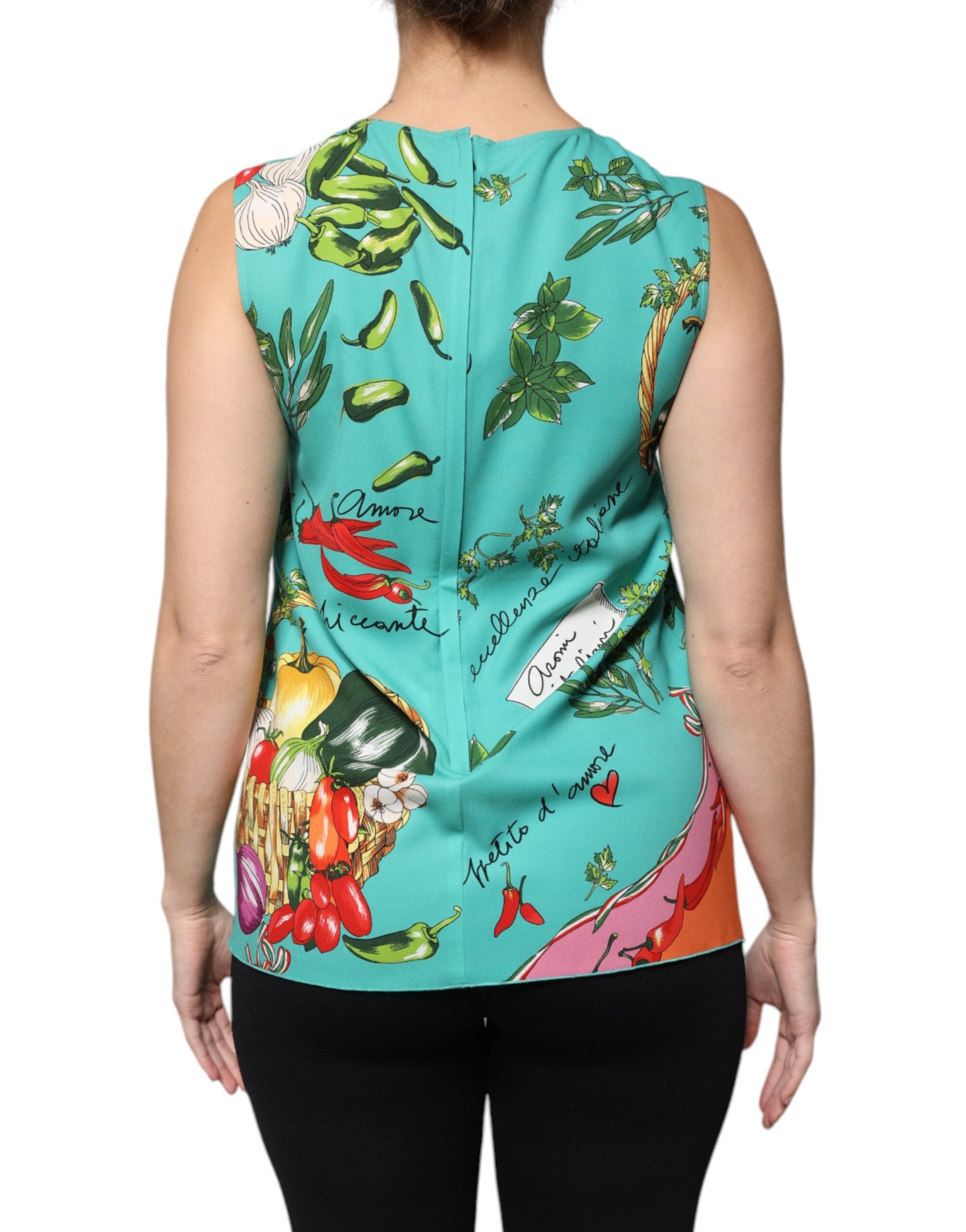 Dolce & Gabbana Multicolor Gemüse ärmelloses Tank-Top